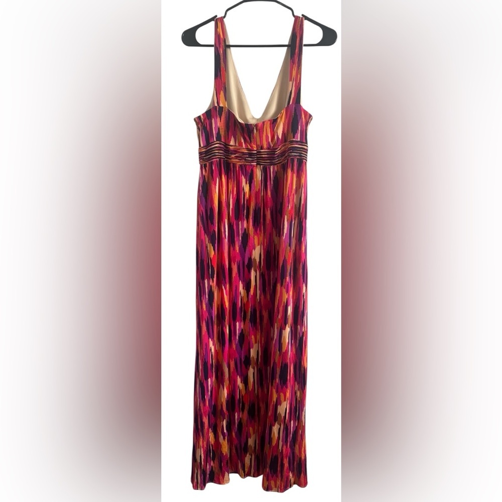Trina Turk Multicolor Margery 2 Ikat Print Sleeveless Maxi Dress Size 10 NWT - Picture 7 of 12